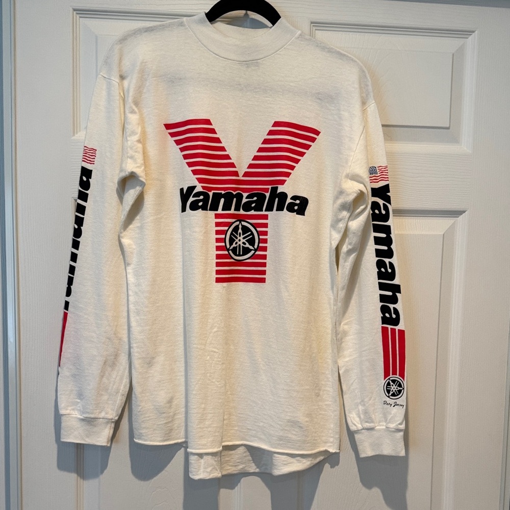 Rare VTG Dirty Laundry Yamaha Long Sleeve Jersey - XL